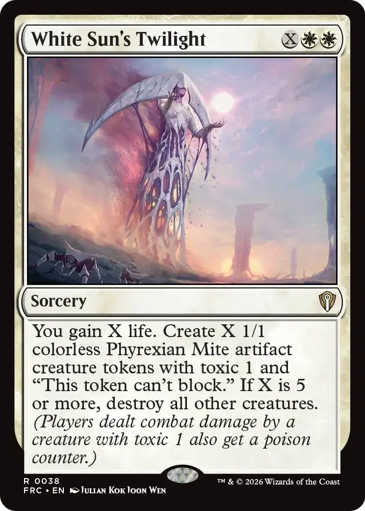 White Sun's Twilight — Reality Fracture Commander — Magic: The Gathering