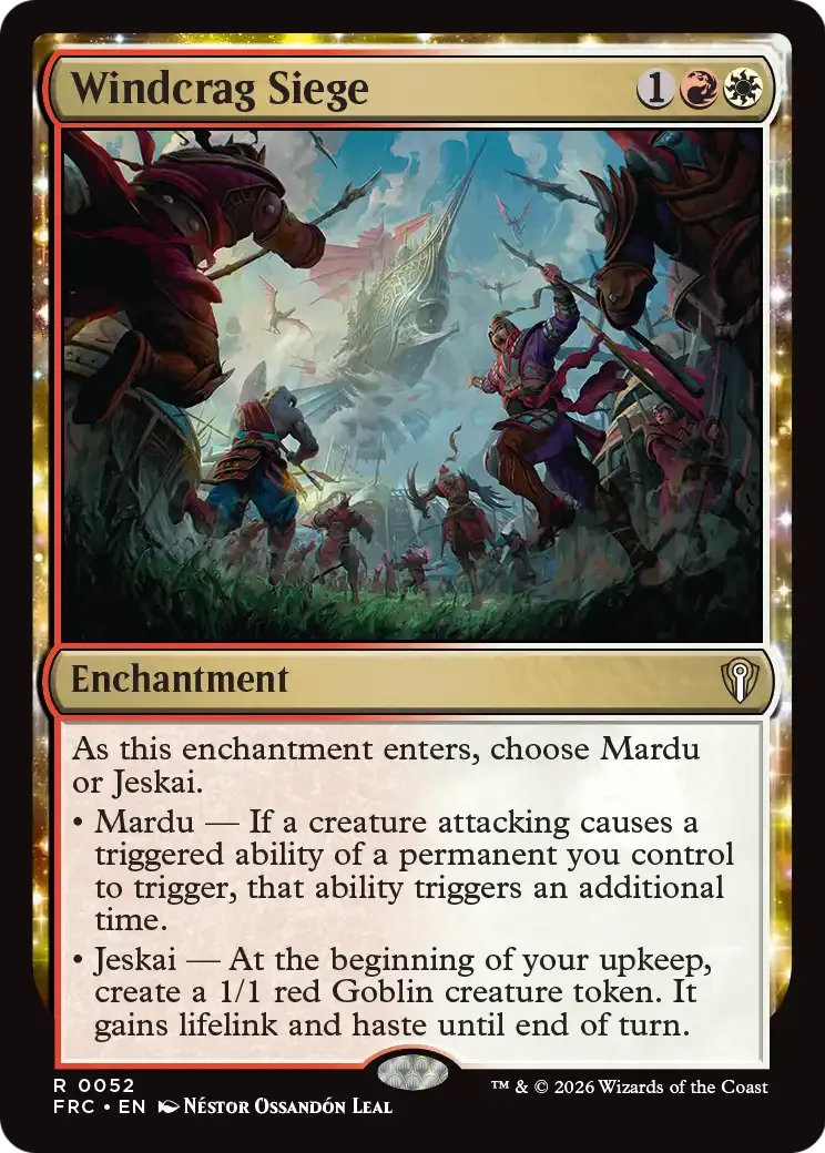 Windcrag Siege — Reality Fracture Commander — Magic: The Gathering