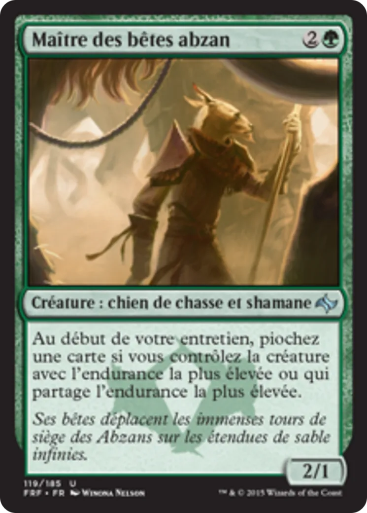Maître des bêtes abzan — Fate Reforged — Magic: The Gathering