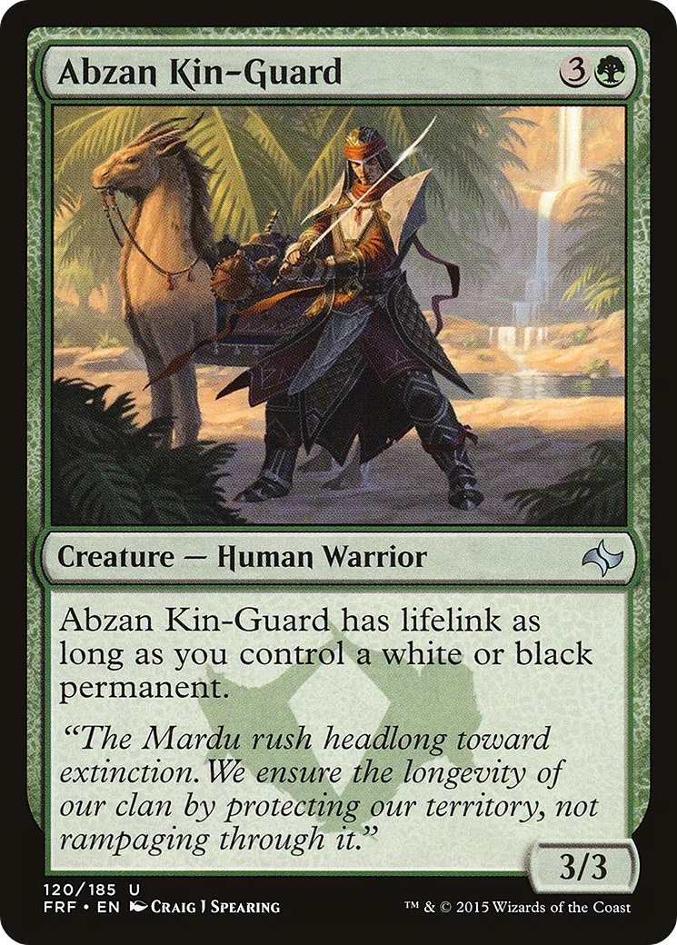 Abzan Kin-Guard — Fate Reforged — Magic: The Gathering
