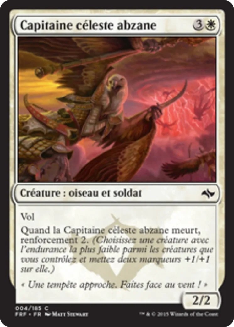 Capitaine céleste abzane — Fate Reforged — Magic: The Gathering