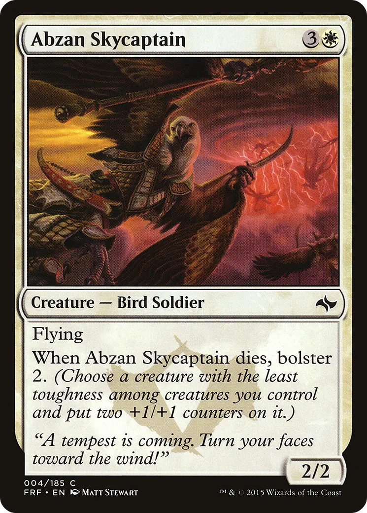 Abzan Skycaptain — Fate Reforged — Magic: The Gathering