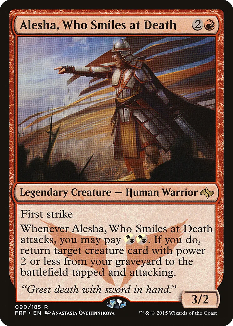 Alesha, Celle-qui-sourit-devant-la-mort — Fate Reforged — Magic: The Gathering