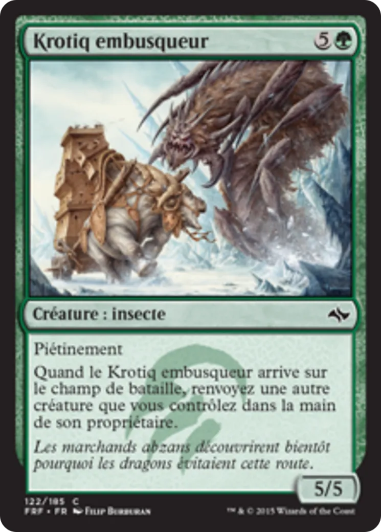 Krotiq embusqueur — Fate Reforged — Magic: The Gathering