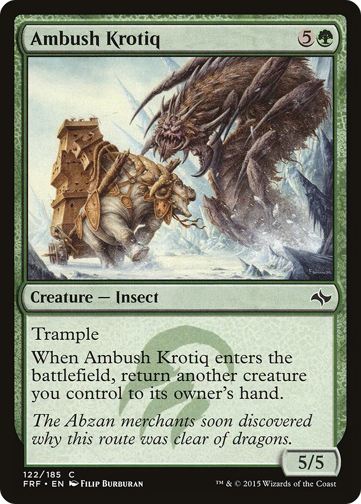 Ambush Krotiq — Fate Reforged — Magic: The Gathering