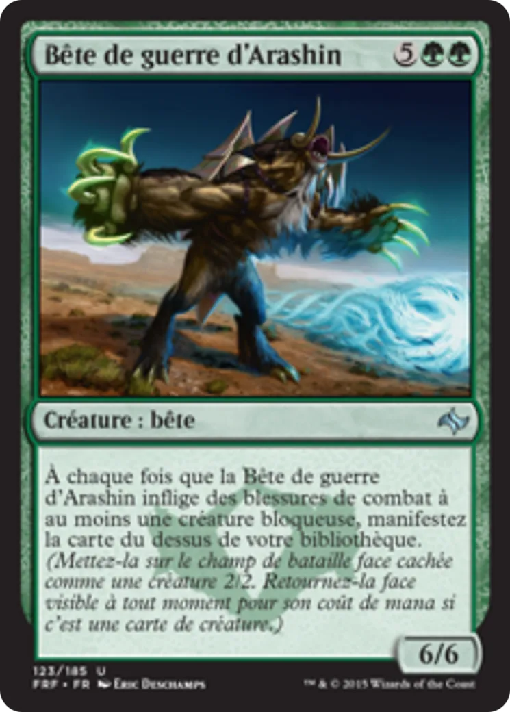 Bête de guerre d'Arashin — Fate Reforged — Magic: The Gathering