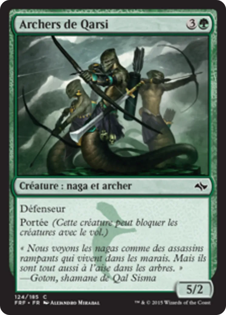 Archers de Qarsi — Fate Reforged — Magic: The Gathering