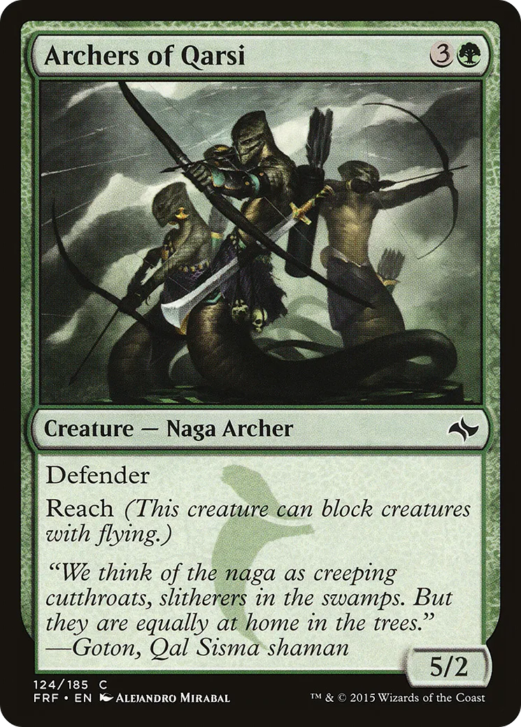 Archers de Qarsi — Fate Reforged — Magic: The Gathering