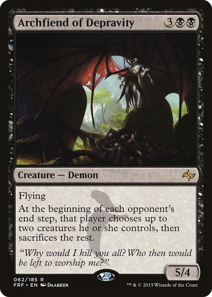 Archfiend of Depravity from Fate Reforged - Magic: The Gathering
