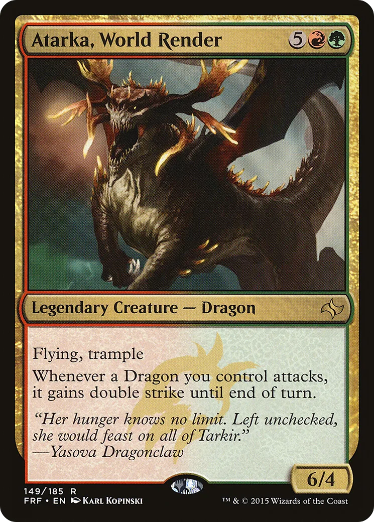 Atarka, World Render — Fate Reforged — Magic: The Gathering