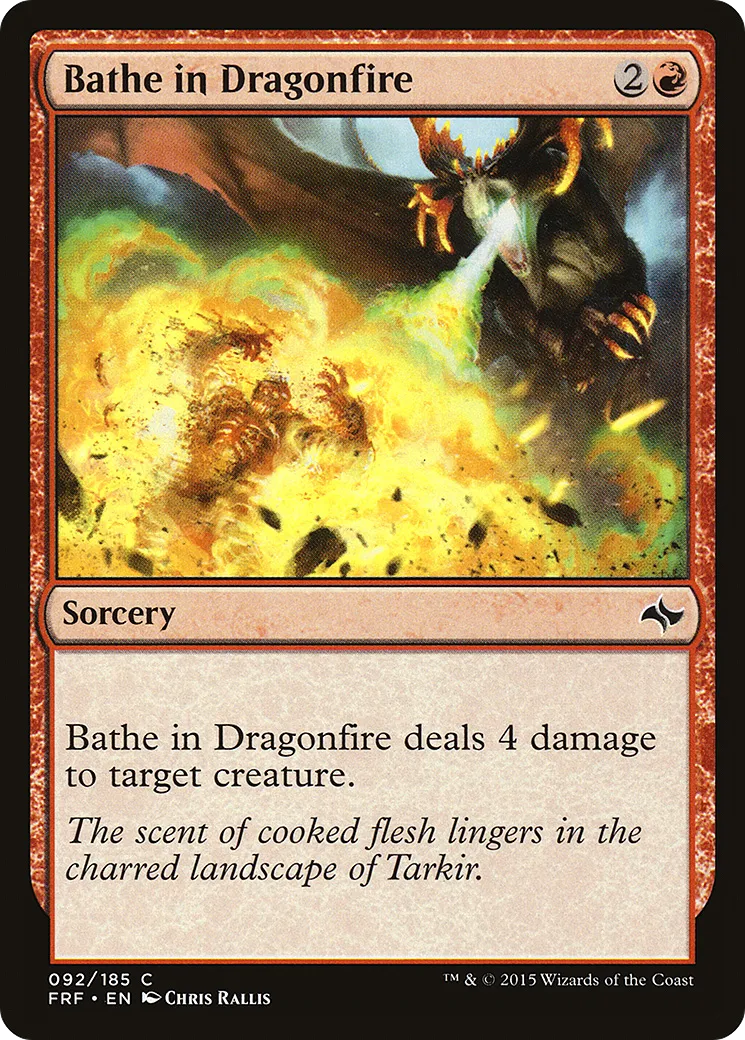 Bain dans le feu des dragons — Fate Reforged — Magic: The Gathering