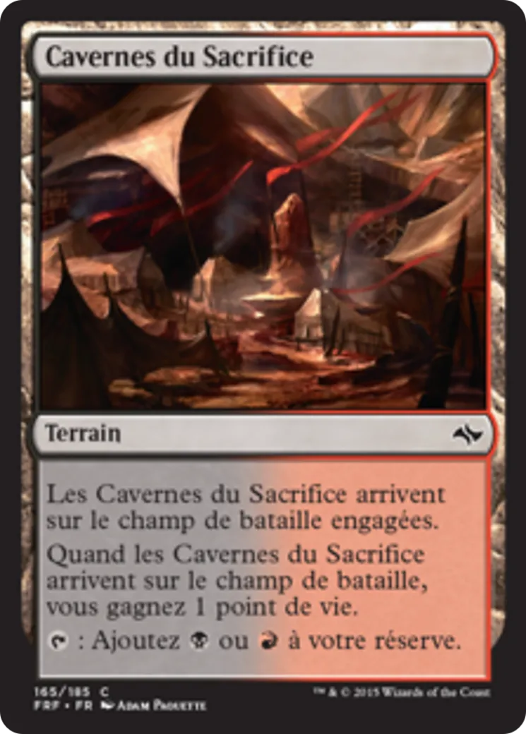 Cavernes du Sacrifice — Fate Reforged — Magic: The Gathering