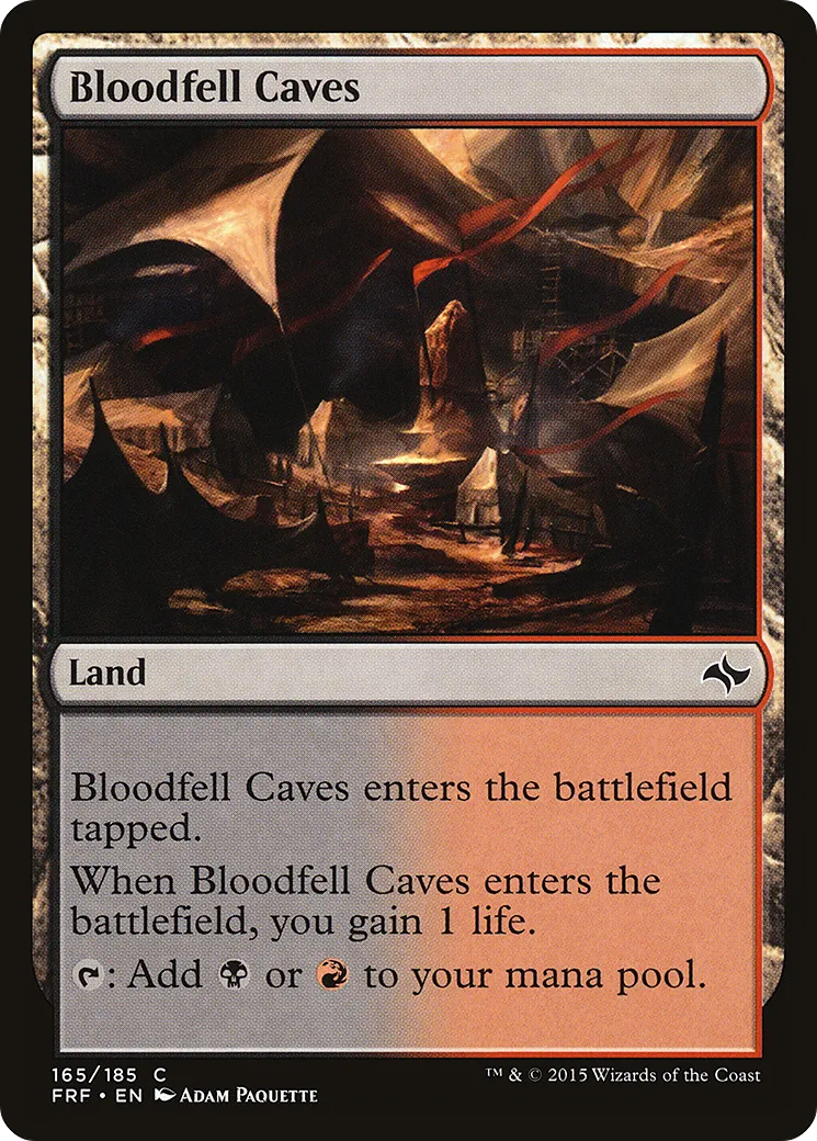 Bloodfell Caves — Fate Reforged — Magic: The Gathering
