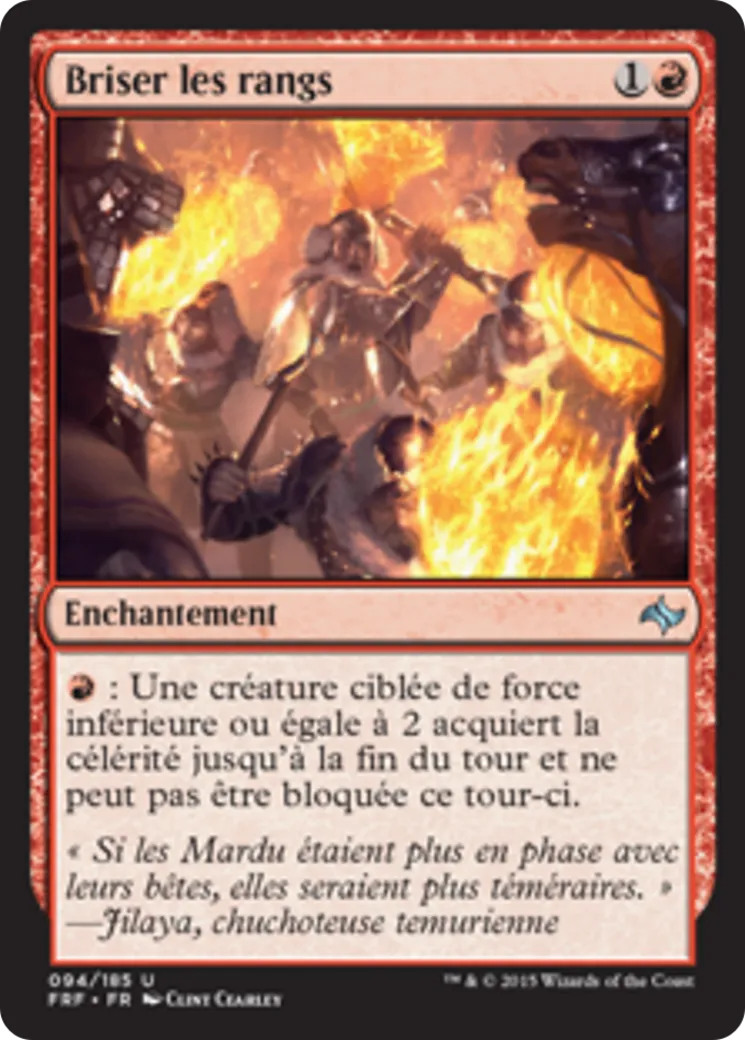 Briser les rangs — Fate Reforged — Magic: The Gathering