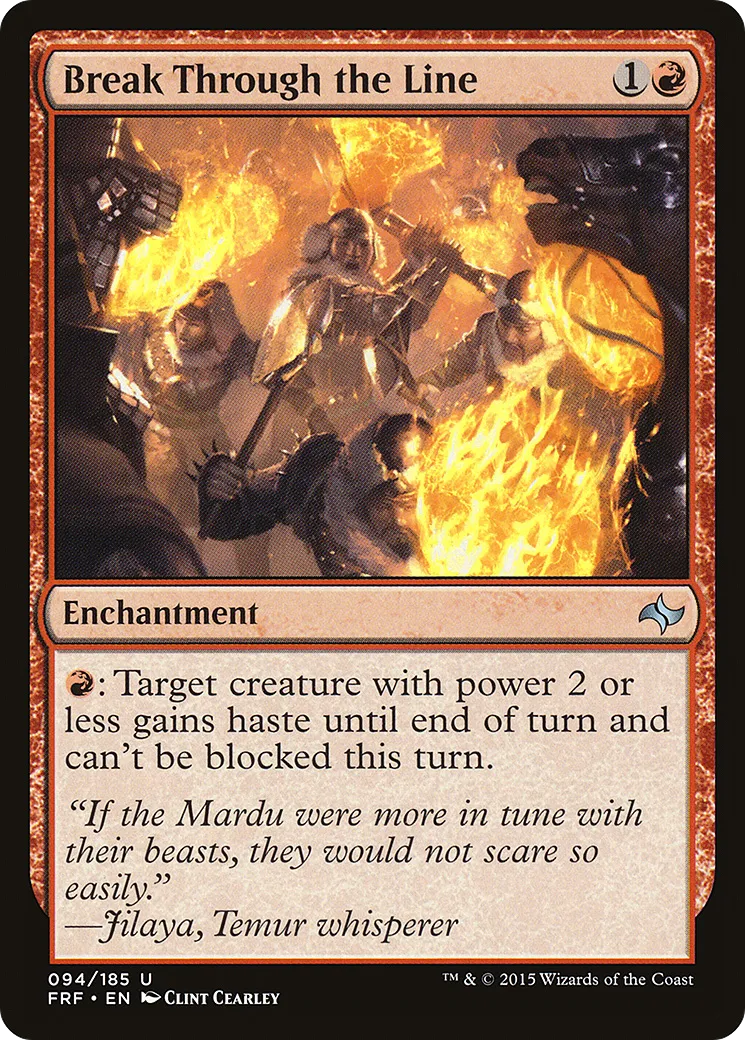 Briser les rangs — Fate Reforged — Magic: The Gathering