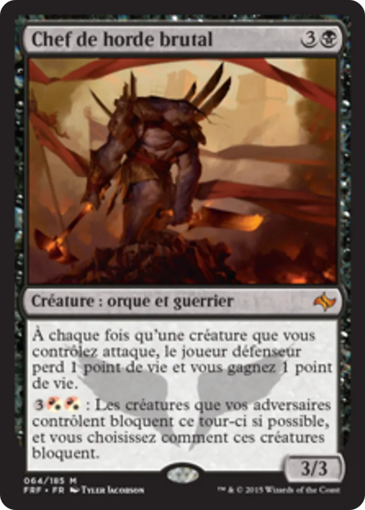 Chef de horde brutal from Fate Reforged - Magic: The Gathering
