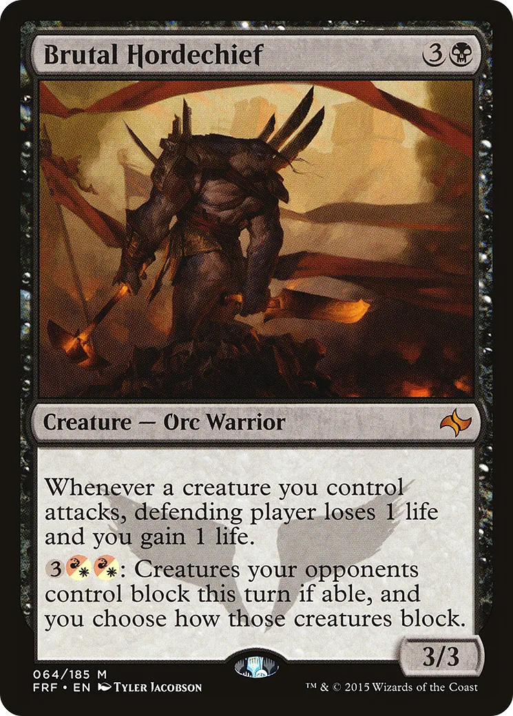 Brutal Hordechief from Fate Reforged - Magic: The Gathering