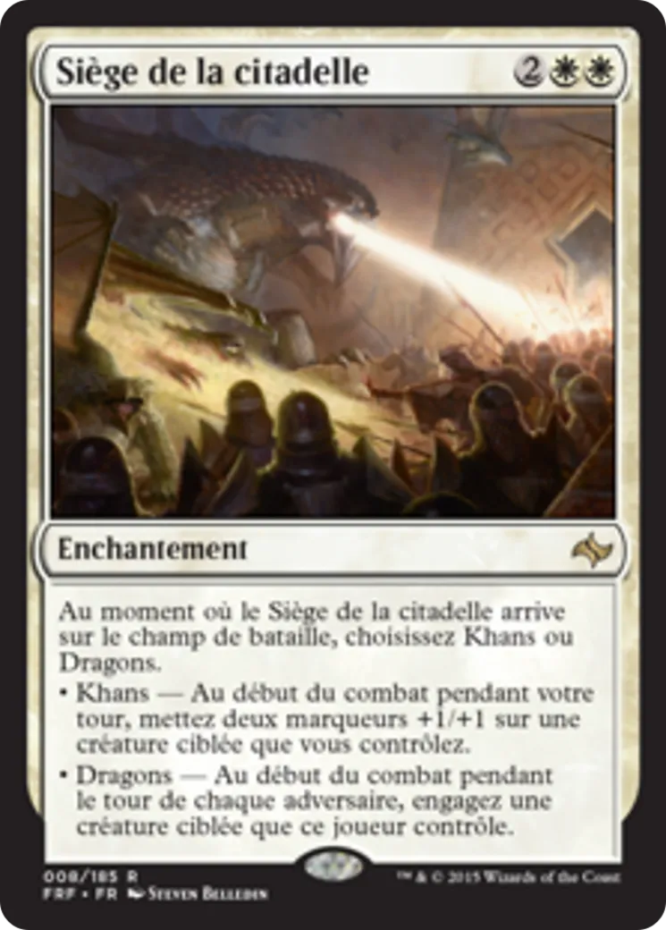 Siège de la citadelle — Fate Reforged — Magic: The Gathering