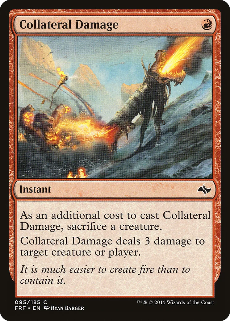 Dommages collatéraux — Fate Reforged — Magic: The Gathering