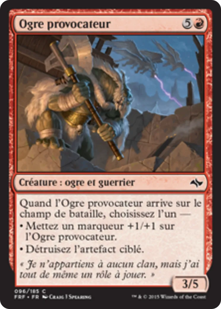 Ogre provocateur — Fate Reforged — Magic: The Gathering