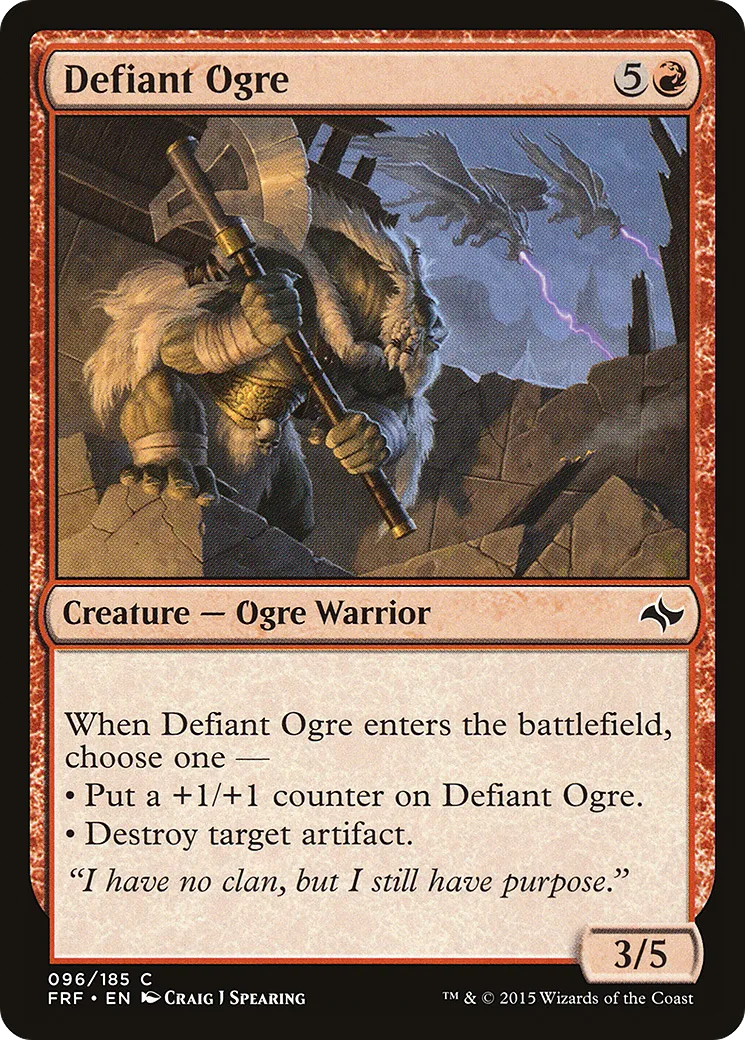 Ogre provocateur — Fate Reforged — Magic: The Gathering