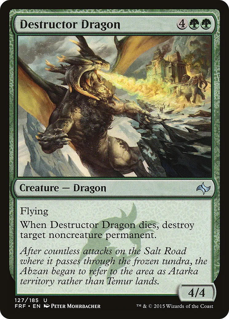 Destructor Dragon — Fate Reforged — Magic: The Gathering