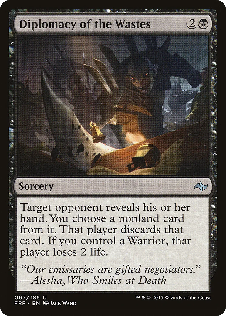 Diplomacy of the Wastes — Fate Reforged — Magic: The Gathering
