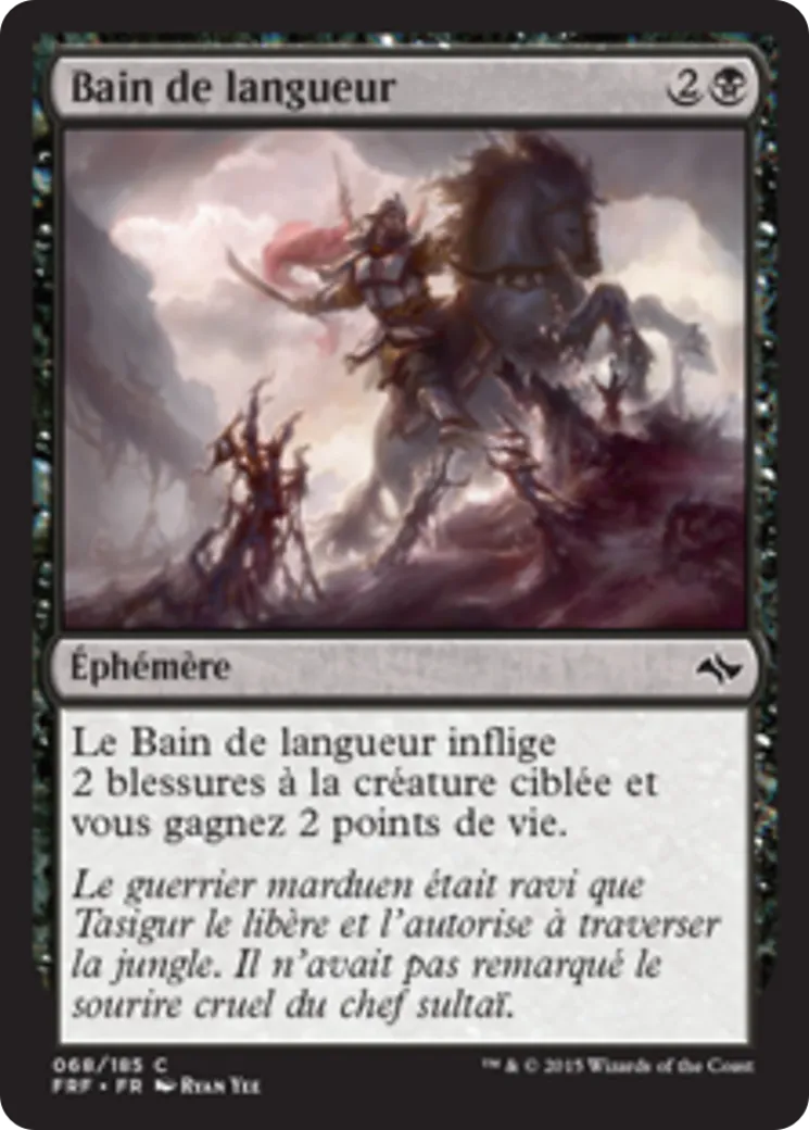 Bain de langueur — Fate Reforged — Magic: The Gathering