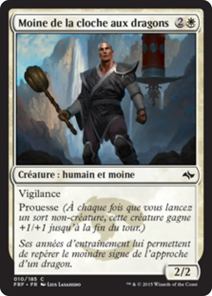 Moine de la cloche aux dragons — Fate Reforged — Magic: The Gathering