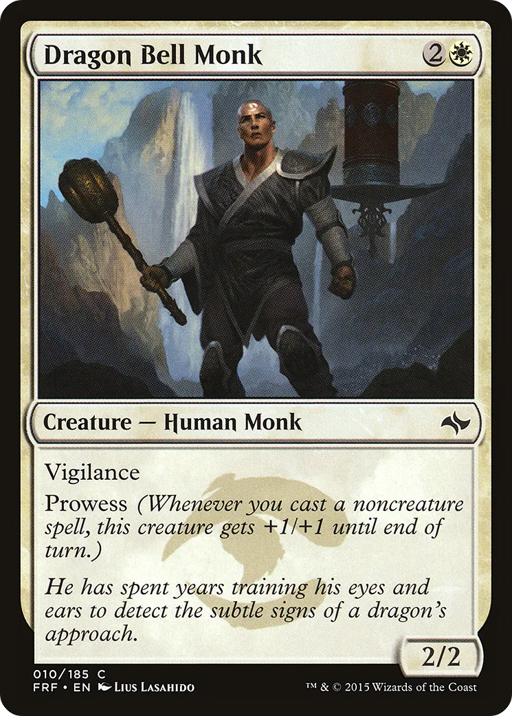 Dragon Bell Monk — Fate Reforged — Magic: The Gathering