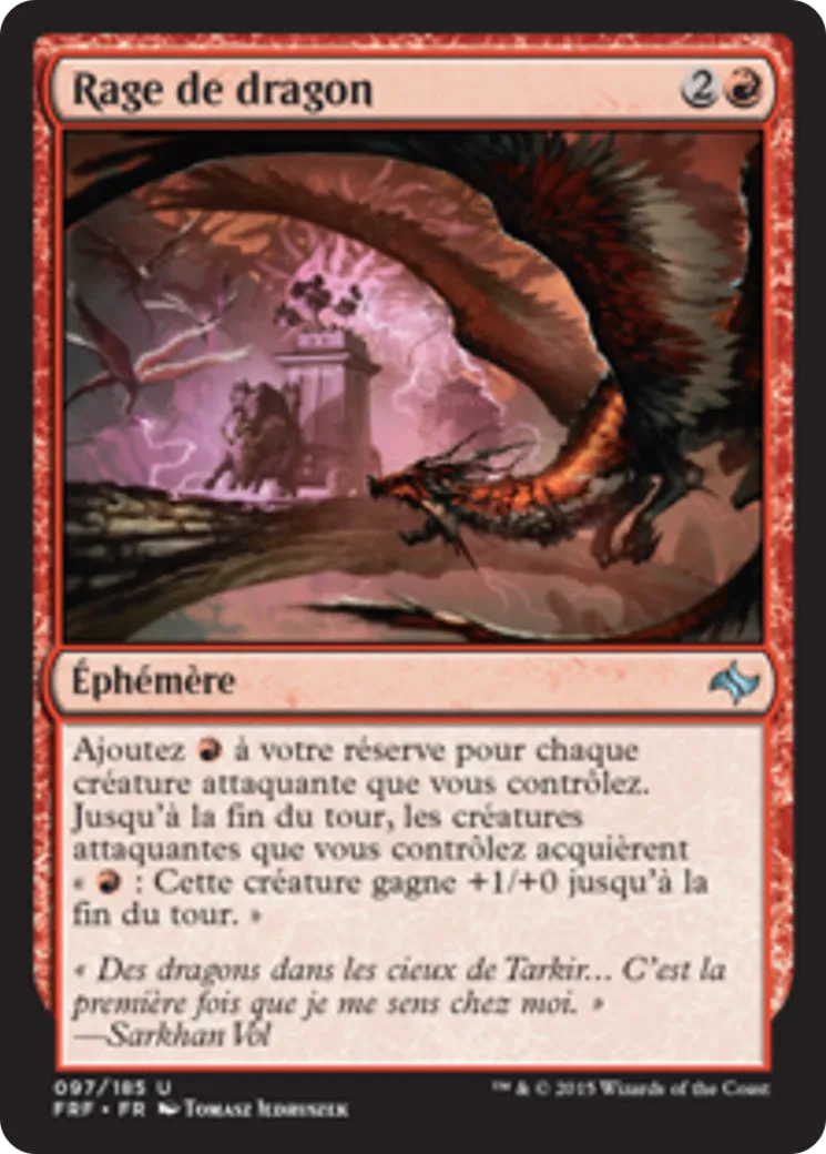 Rage de dragon — Fate Reforged — Magic: The Gathering