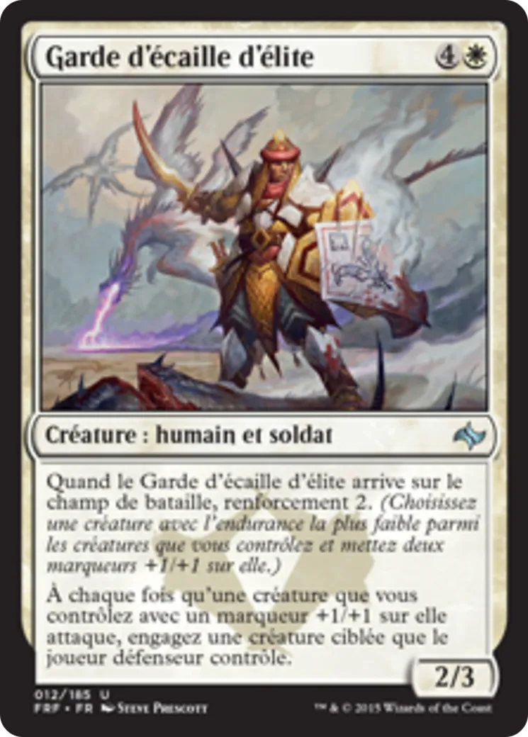 Garde d'écaille d'élite — Fate Reforged — Magic: The Gathering