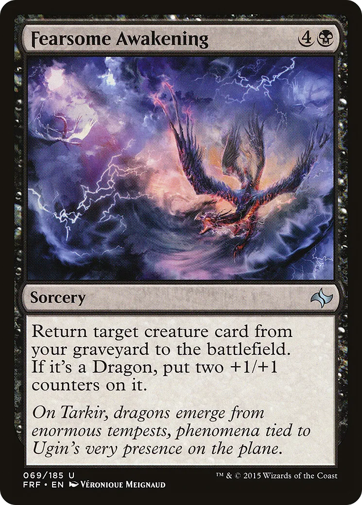 Fearsome Awakening — Fate Reforged — Magic: The Gathering