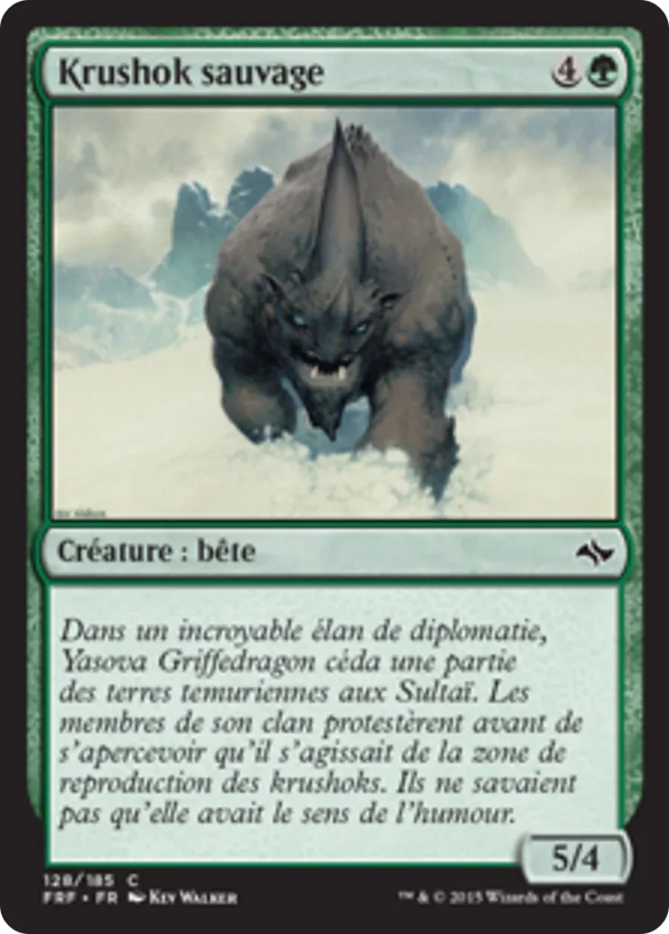 Krushok sauvage — Fate Reforged — Magic: The Gathering