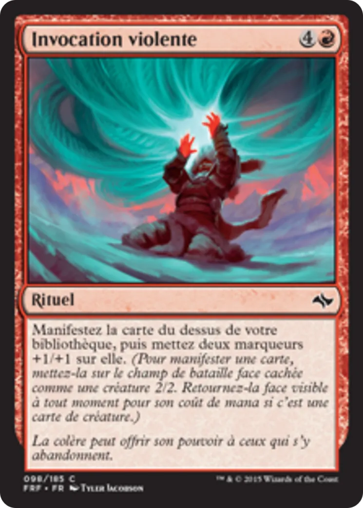 Invocation violente from Fate Reforged - Magic: The Gathering