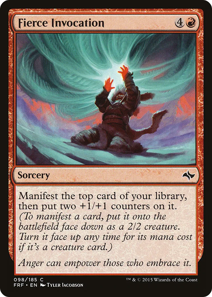 Invocation violente — Fate Reforged — Magic: The Gathering