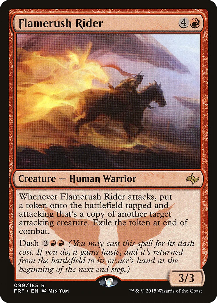 Flamerush Rider from Fate Reforged - Magic: The Gathering