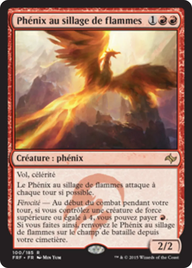 Phénix au sillage de flammes — Fate Reforged — Magic: The Gathering