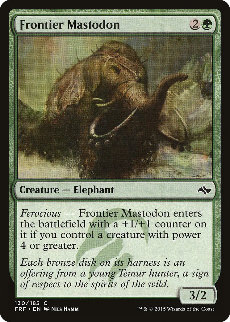 Mastodonte des frontières — Fate Reforged — Magic: The Gathering