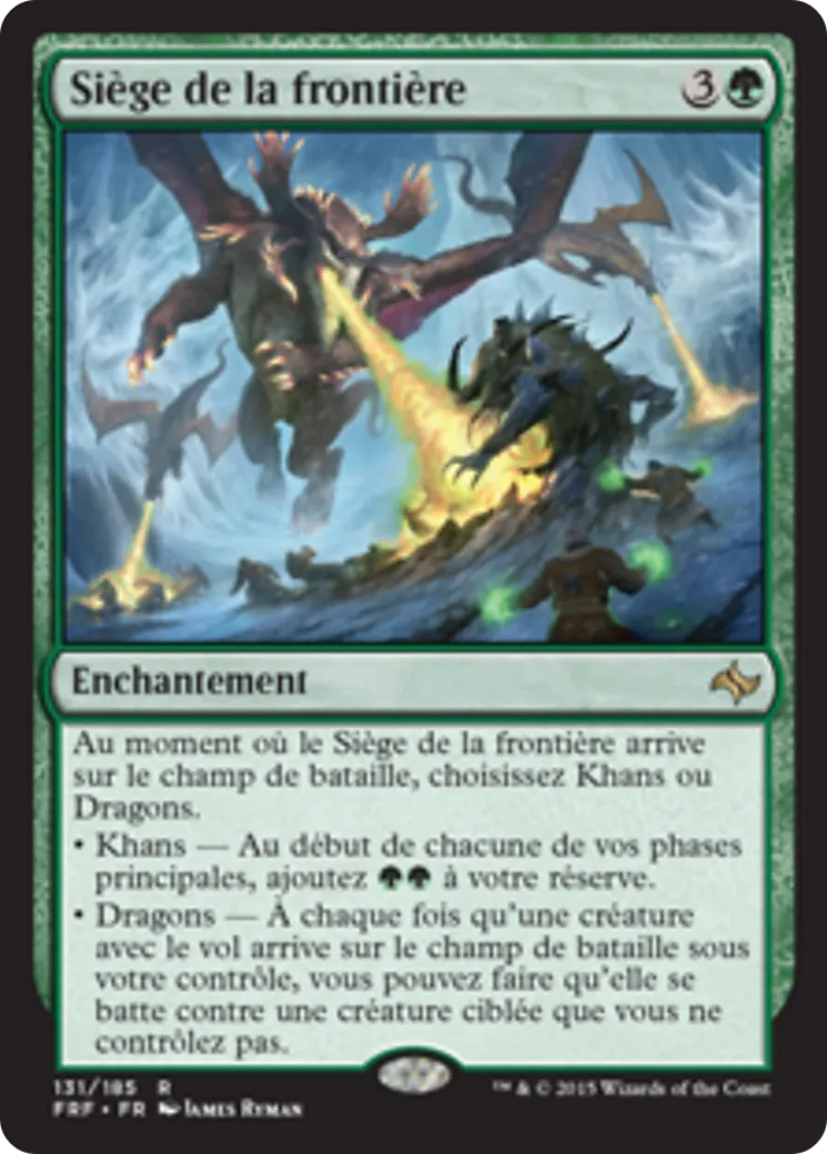 Siège de la frontière — Fate Reforged — Magic: The Gathering