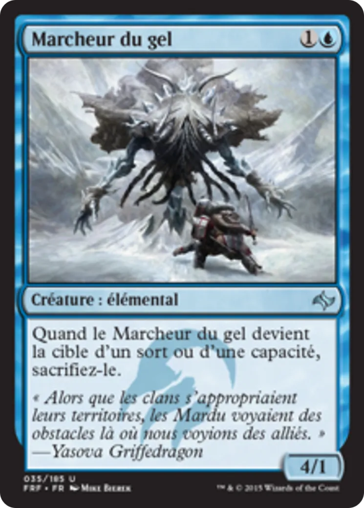 Marcheur du gel — Fate Reforged — Magic: The Gathering