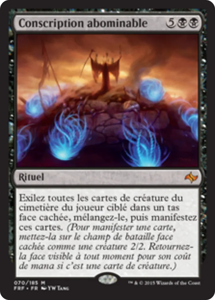 Conscription abominable — Fate Reforged — Magic: The Gathering