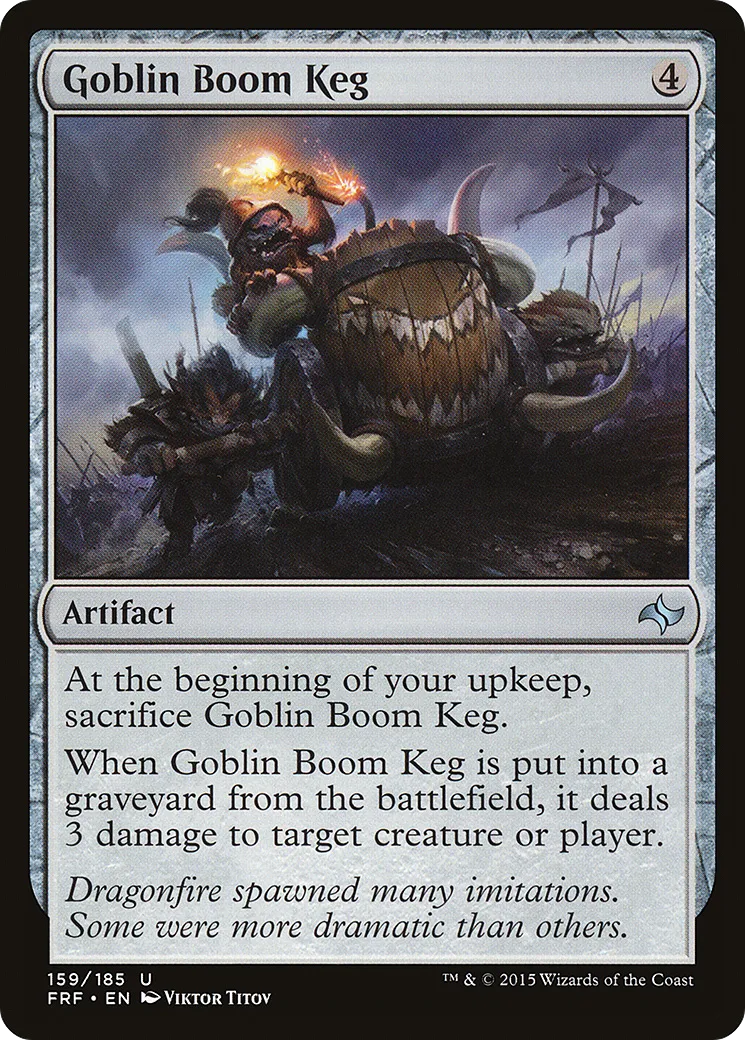 Goblin Boom Keg — Fate Reforged — Magic: The Gathering