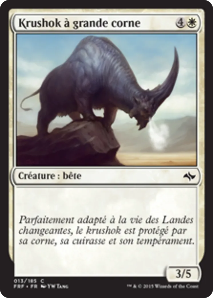 Krushok à grande corne — Fate Reforged — Magic: The Gathering