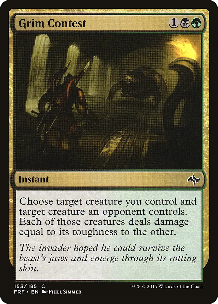 Sinistre épreuve — Fate Reforged — Magic: The Gathering