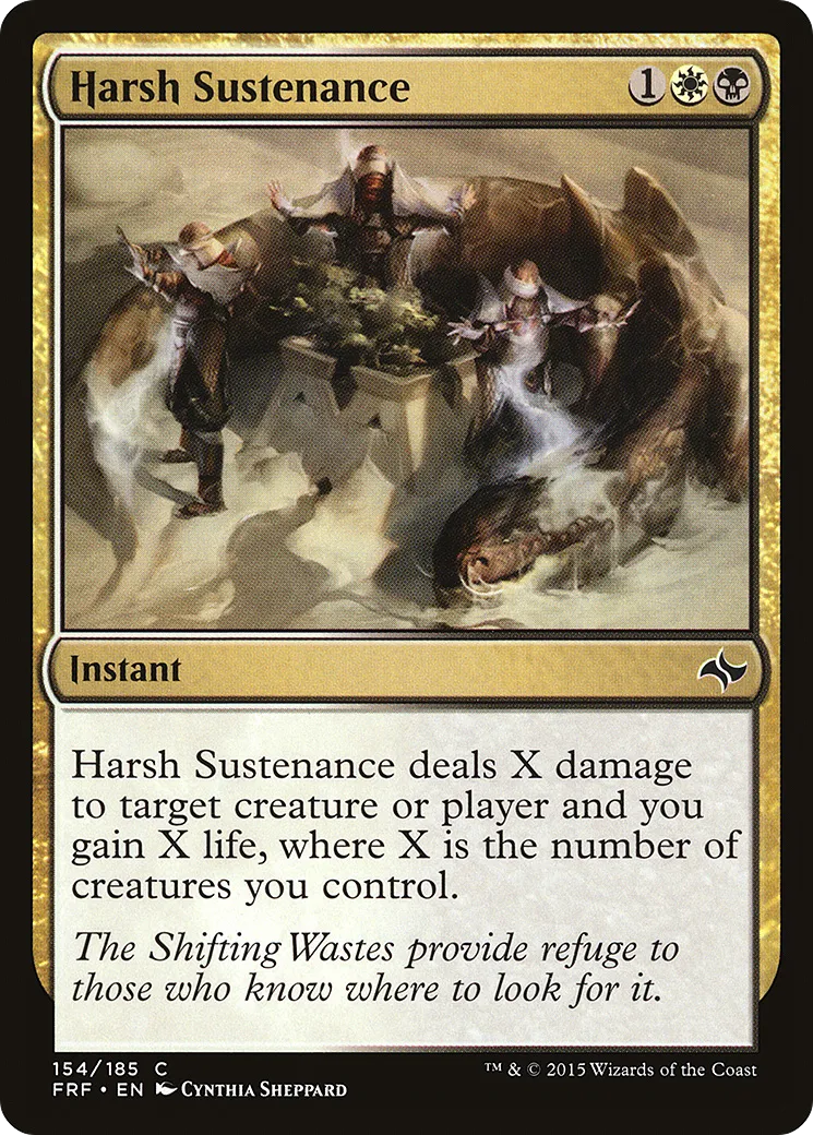 Harsh Sustenance — Fate Reforged — Magic: The Gathering