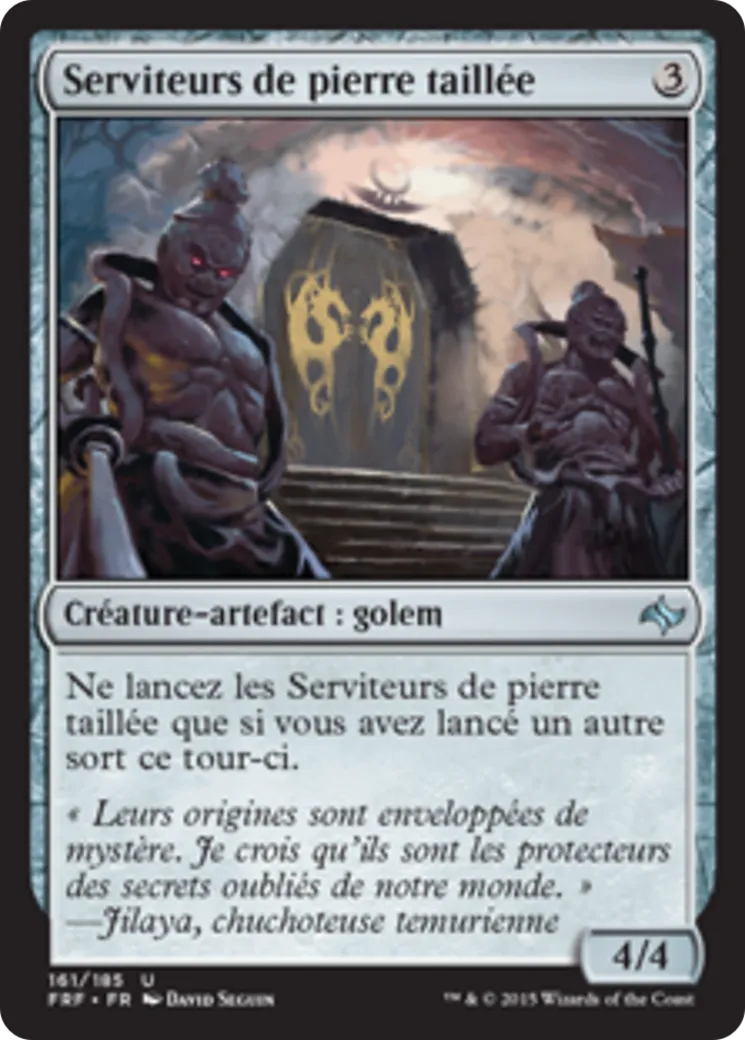 Serviteurs de pierre taillée — Fate Reforged — Magic: The Gathering