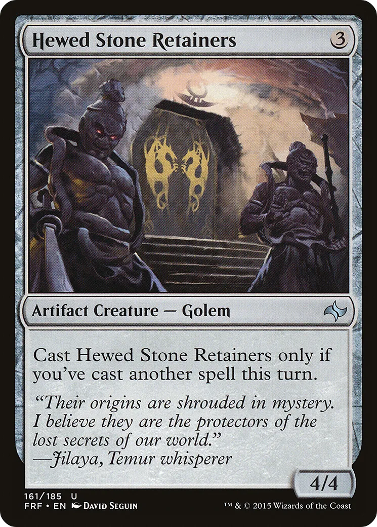 Hewed Stone Retainers — Fate Reforged — Magic: The Gathering