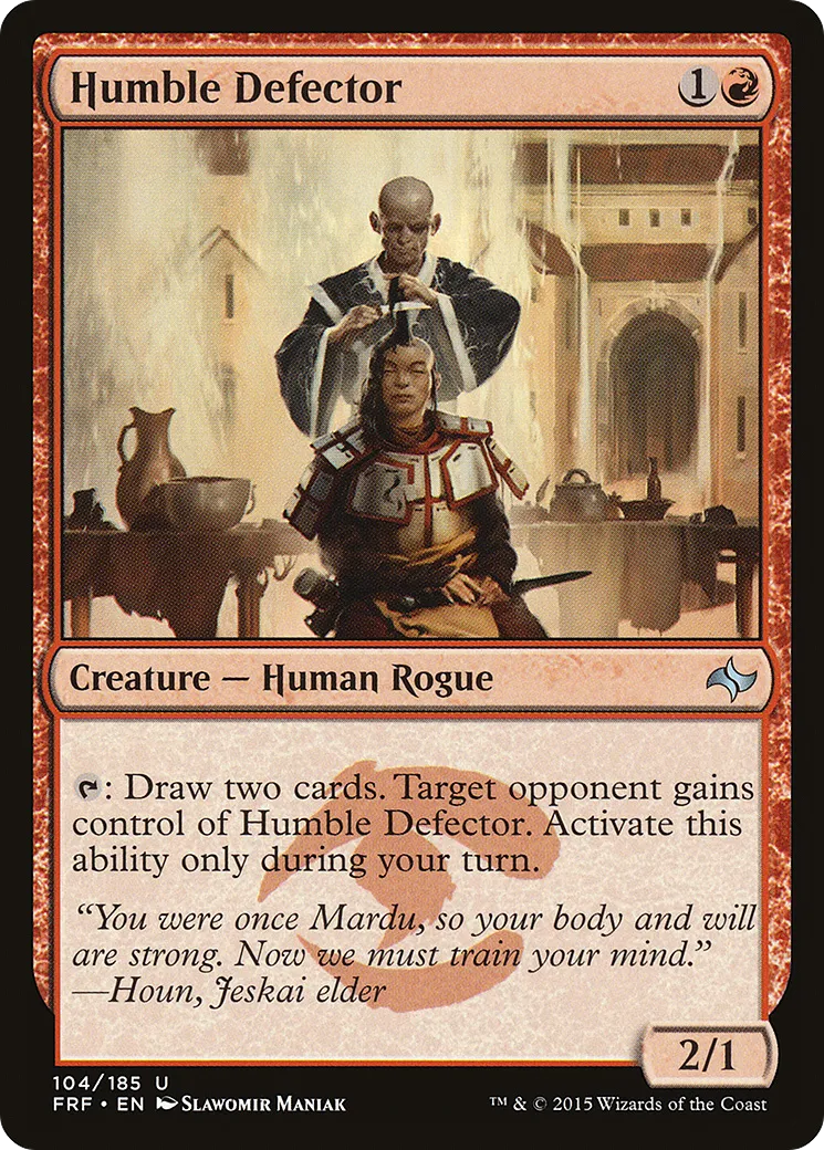Humble défecteur — Fate Reforged — Magic: The Gathering