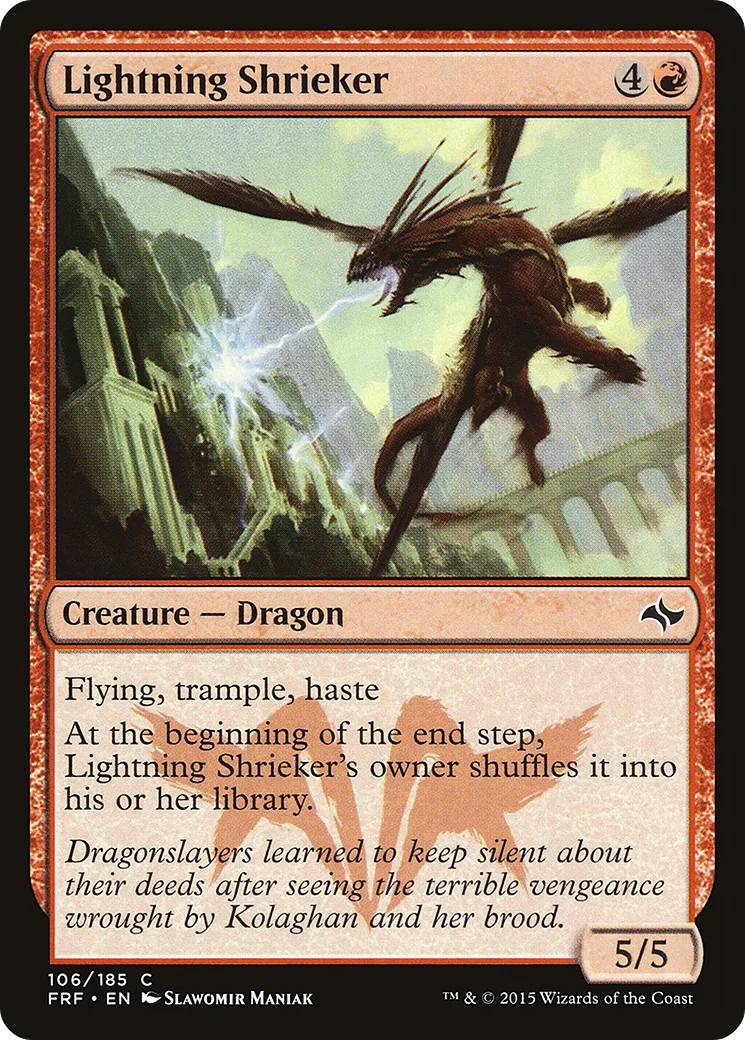 Hurleur d'éclairs — Fate Reforged — Magic: The Gathering